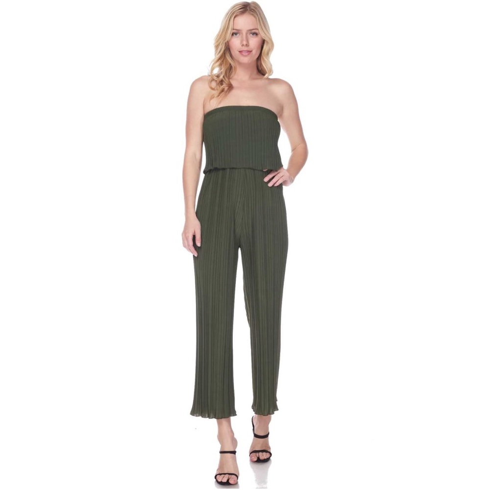 Olive Tube Jumpsuit